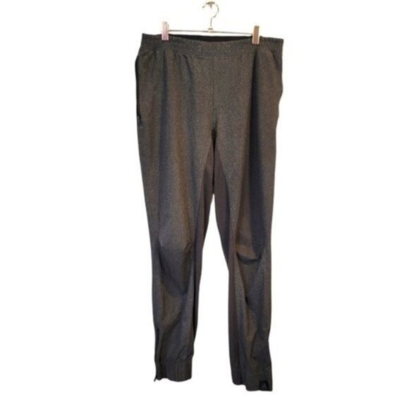 Adidas | Climalite Zip Ankle Slim leg Jogger Sweatpants Gray - Picture 1 of 10